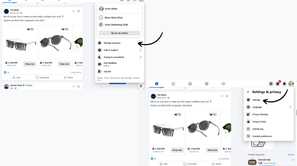 Going to Ad Preferences