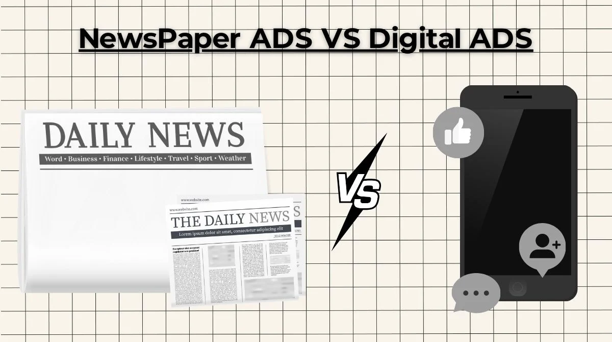 Newspaper vs Digital ADS