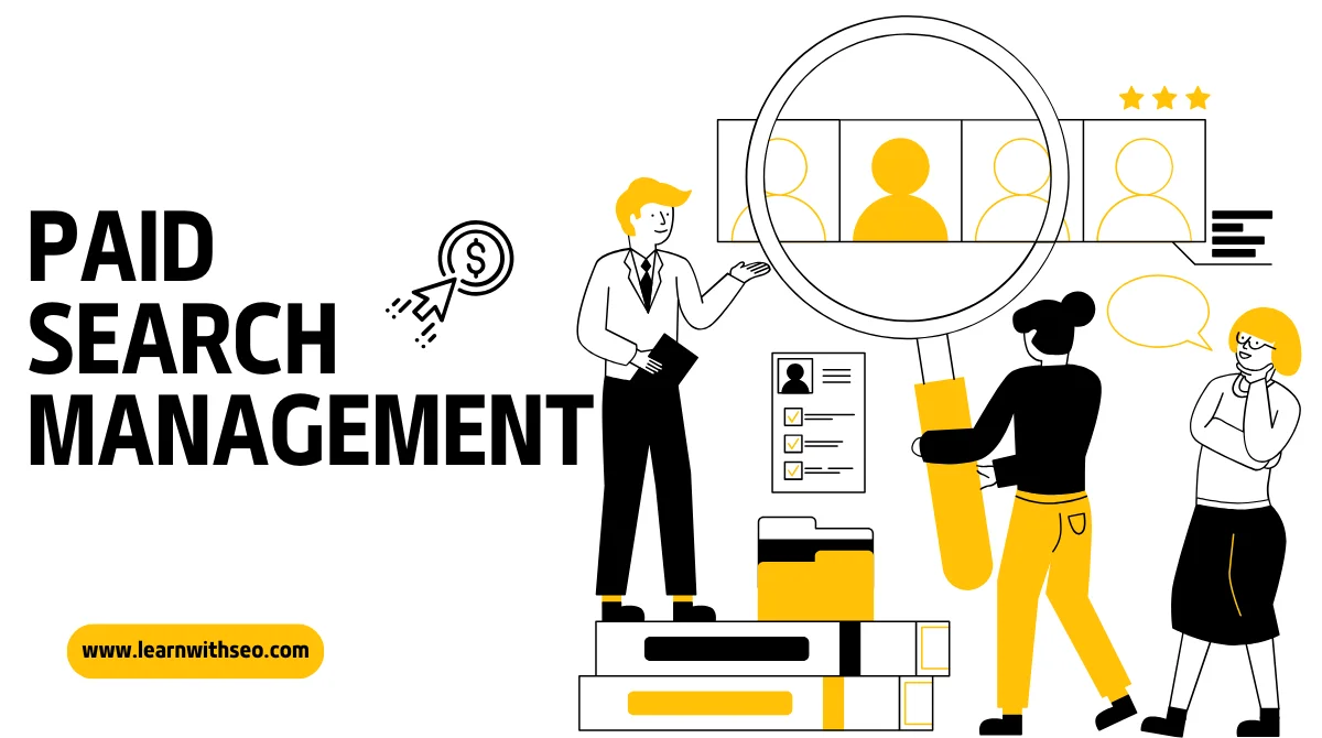 Paid search management illustration