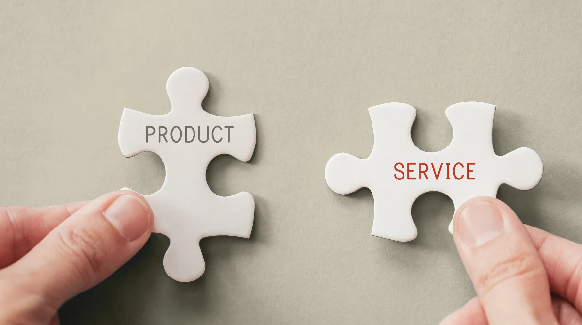  Product and Service puzzle pieces