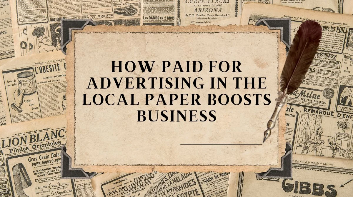 local newspaper advertisements for marketing inspiration