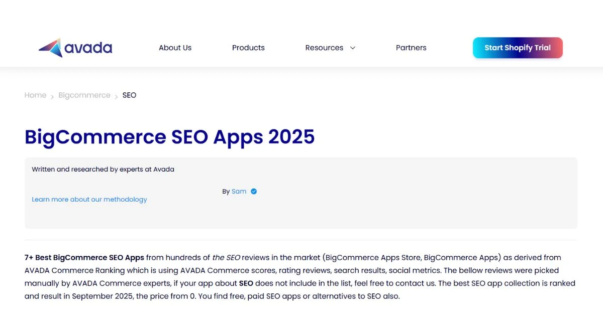 AVADA SEO Suite app
