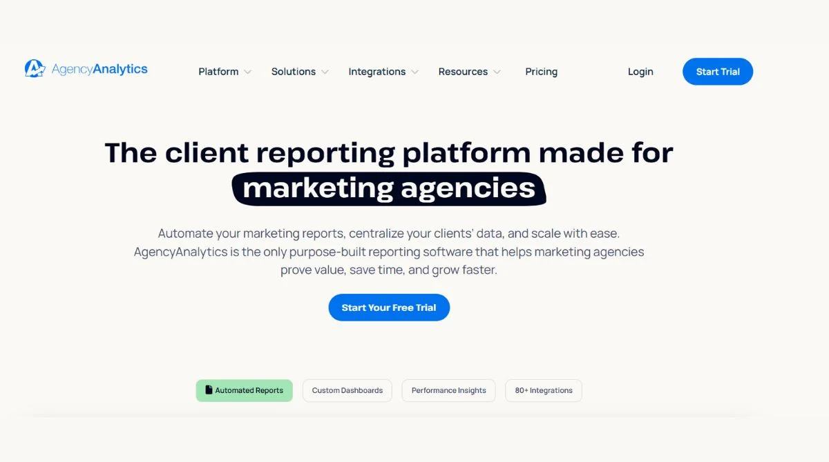 Agency Analytics Dashboard