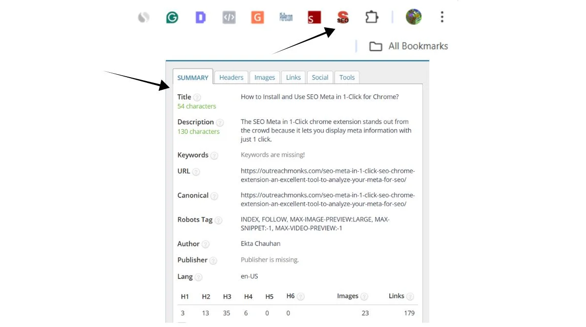 Confirm Extension Installation
