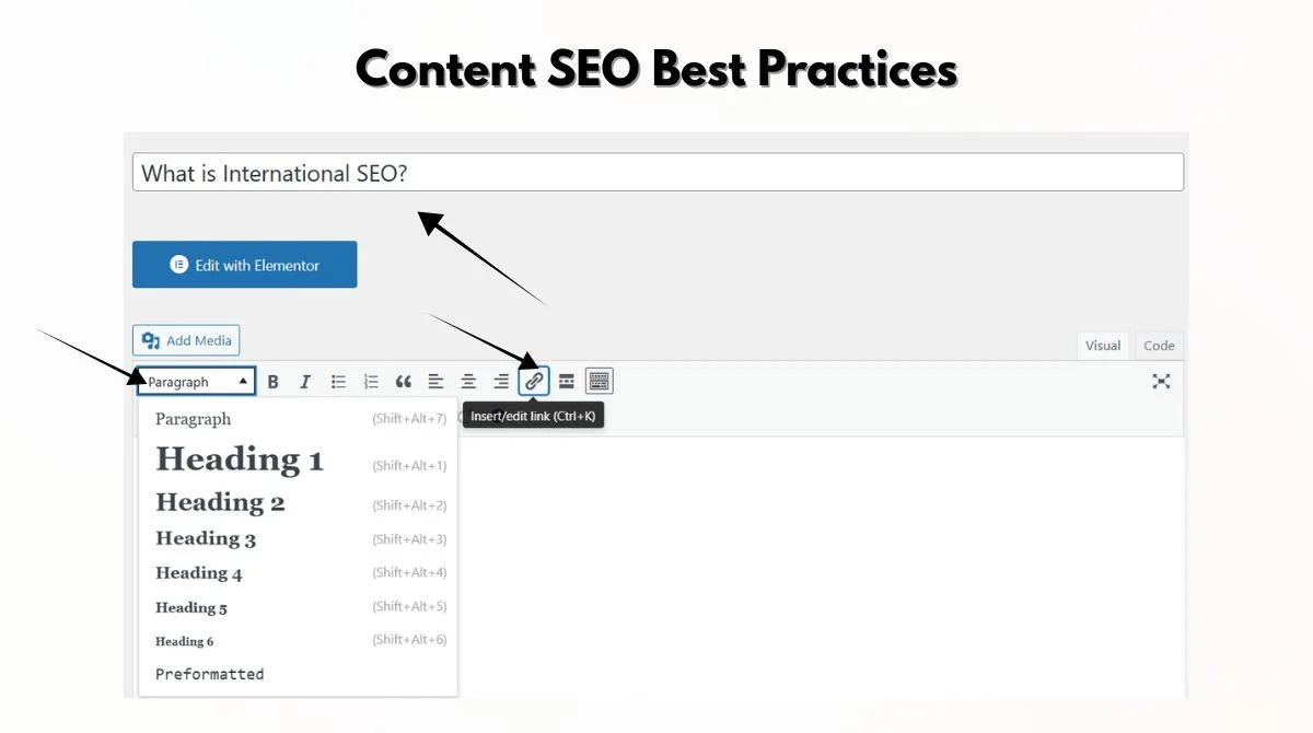 Content SEO Best Practices