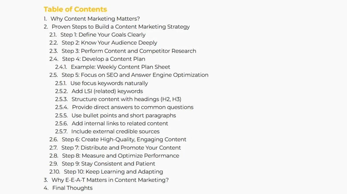 Focus on Quality Over Quantity Content