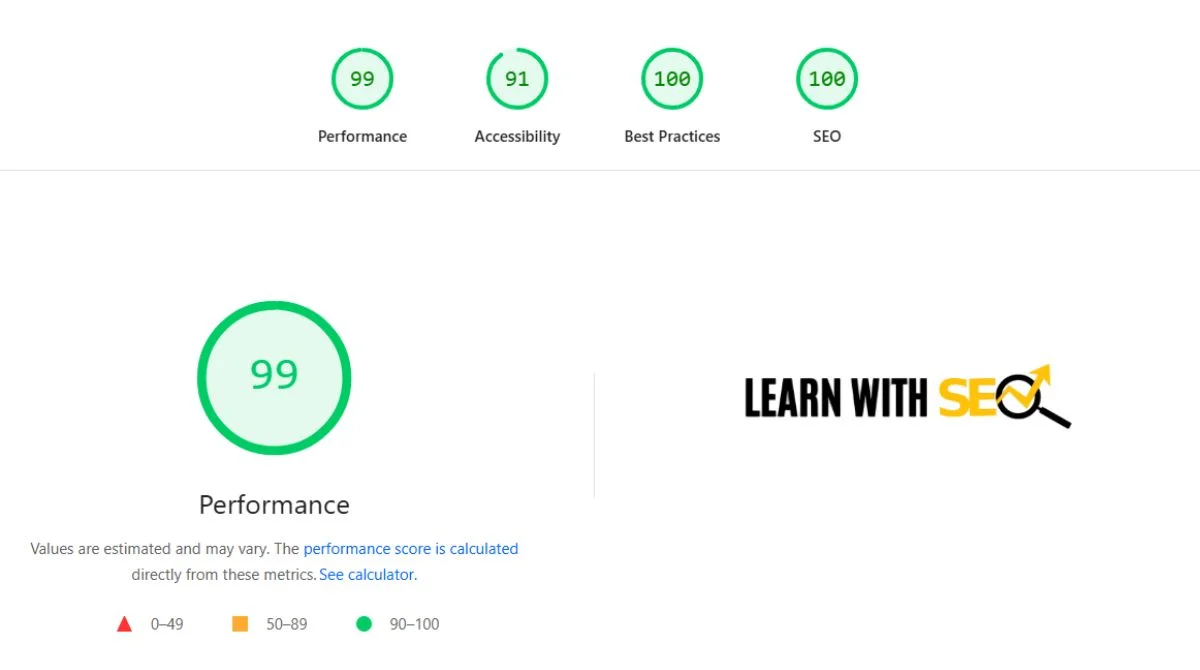 Improved Page Load Speed