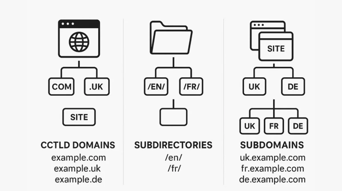 International SEO website structure