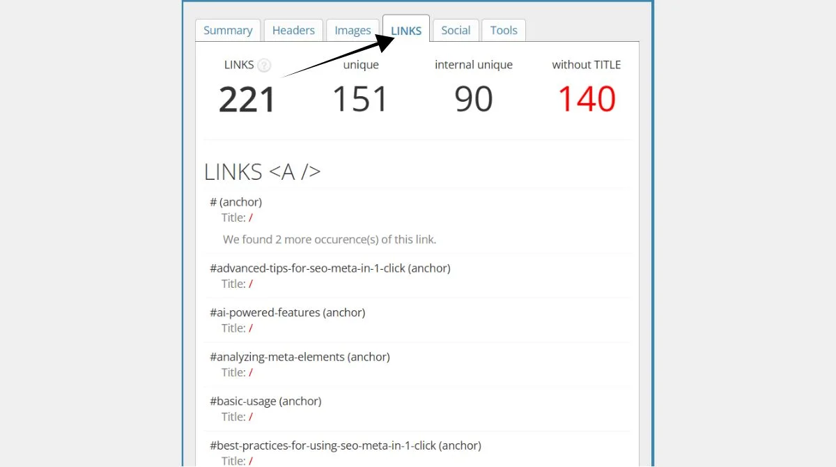 Link Analysis
