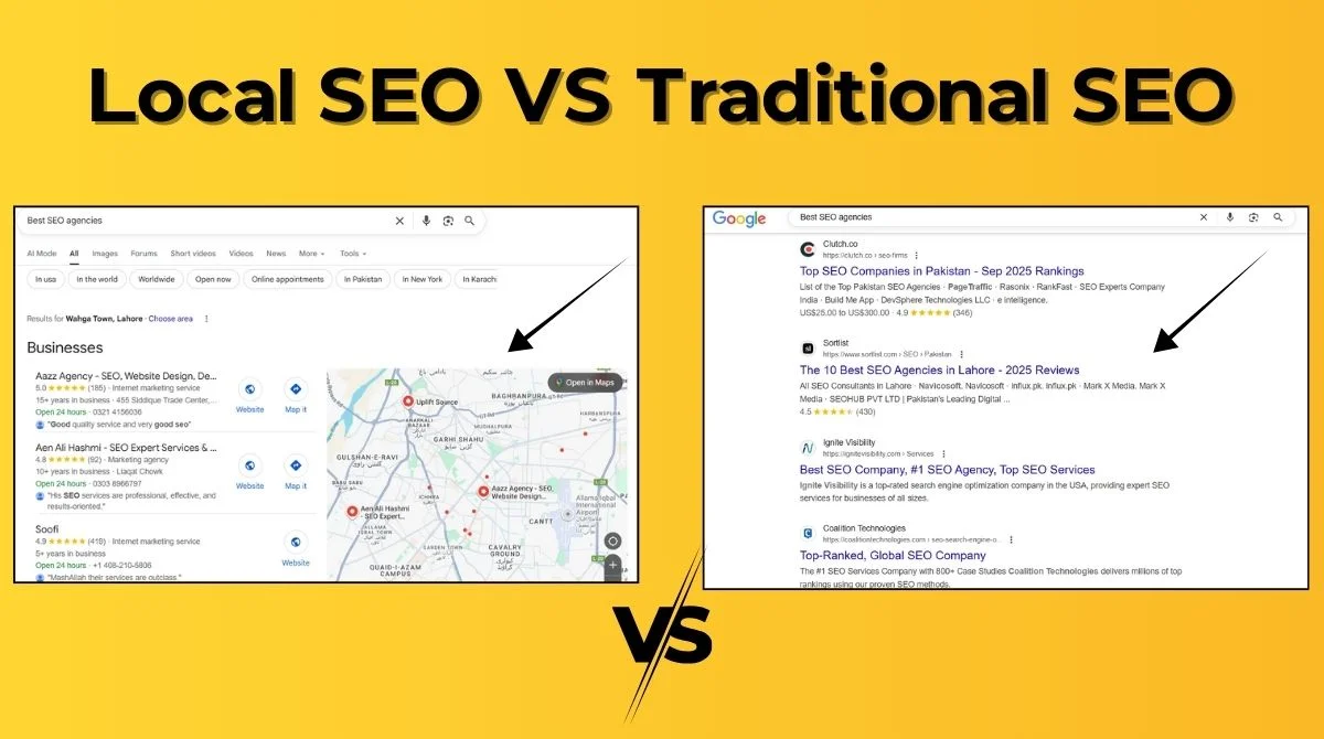 Local SEO VS Traditional SEO