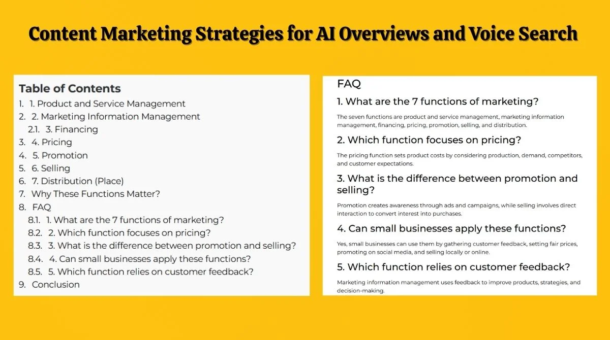 Optimizing for AI Overviews and Voice Search