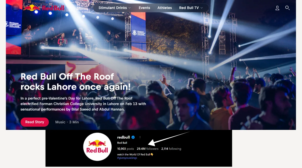 Red Bull event