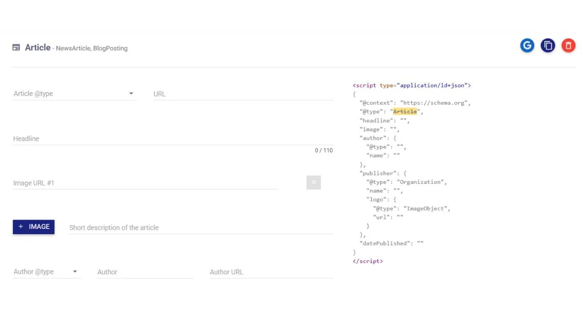 Schema Markup Opportunities