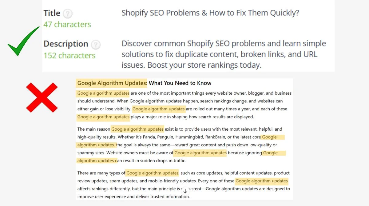 Shopify meta tags optimization guide
