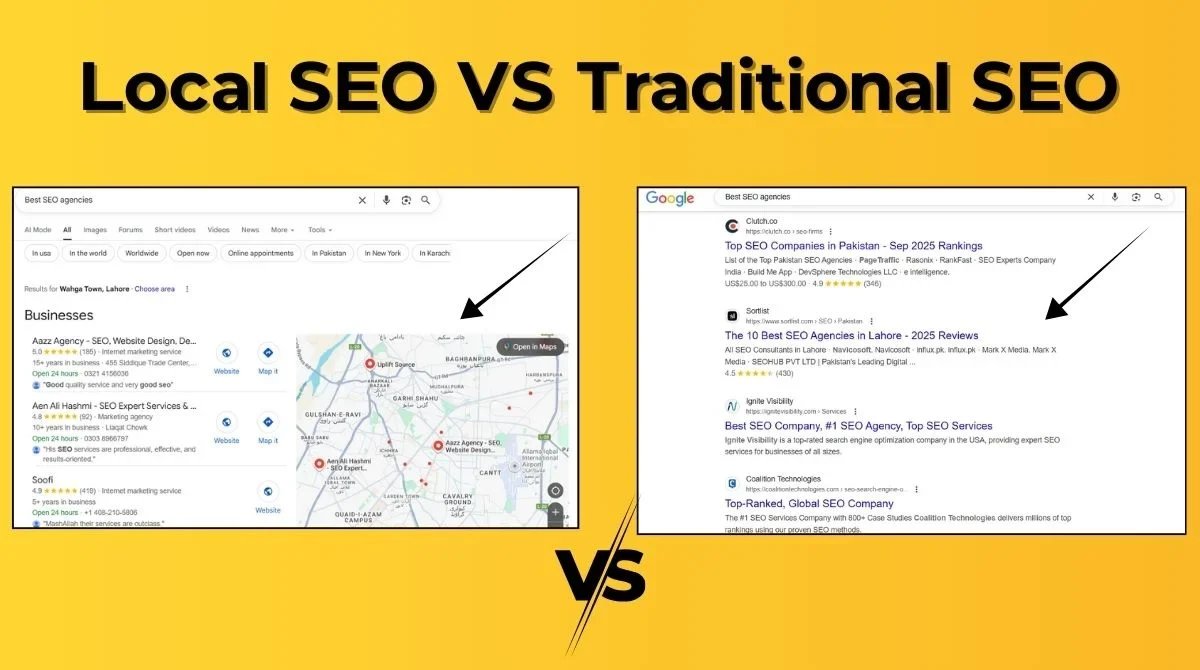Local SEO VS Traditional SEO