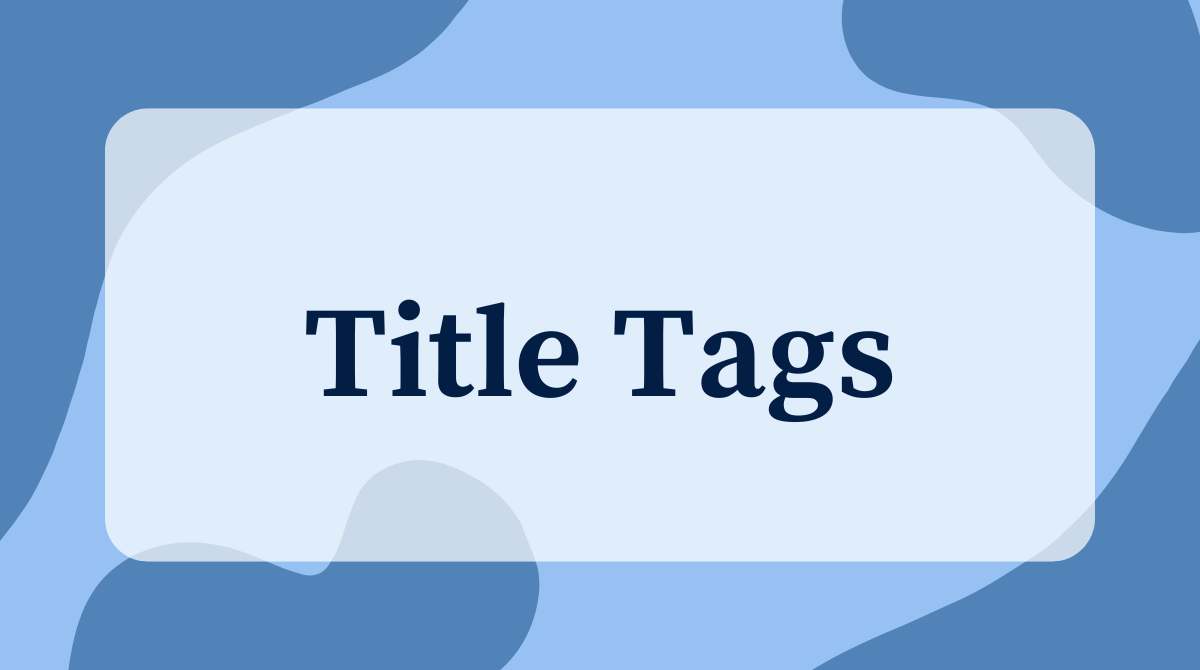 Title Tags